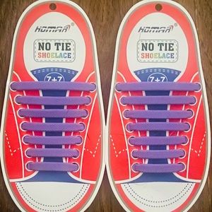 HOMAR No Tie Shoelaces for Kids Adults Stretch Elastic Tieless No Tie Shoe Laces